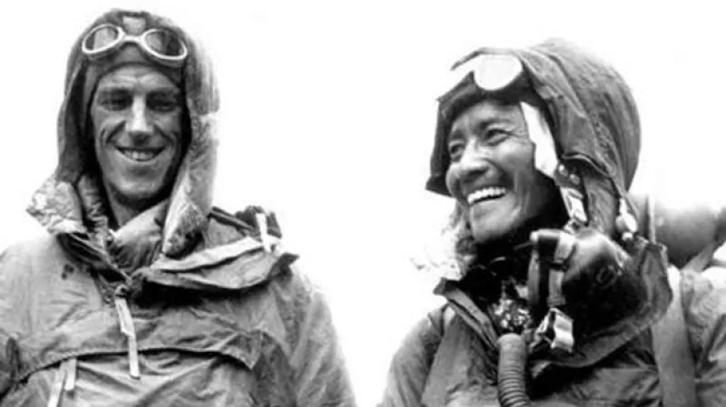 Edmund Hillary s šerpou Tenzingem