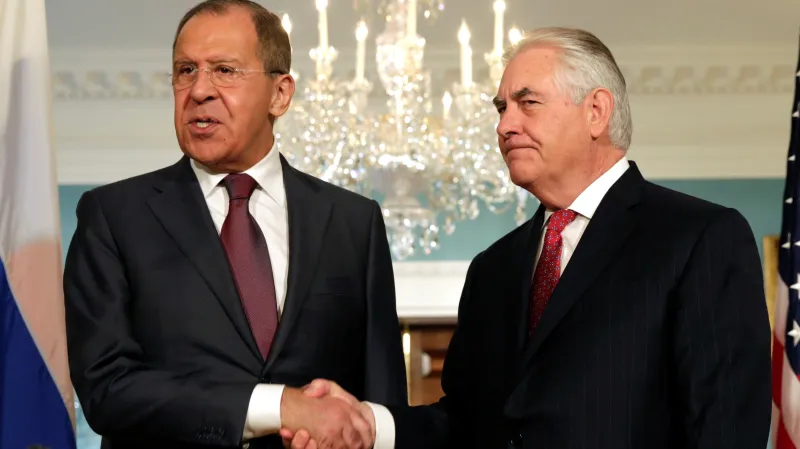 Sergej Lavrov a Rex Tillerson