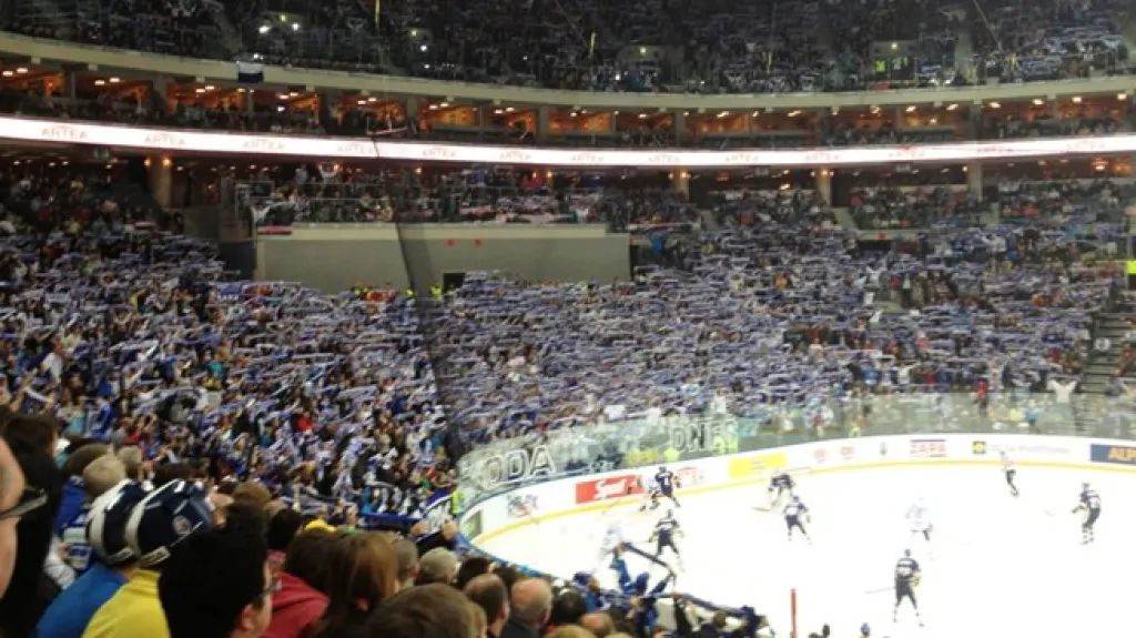 Modrobílé peklo nezažila O2 arena poprvé