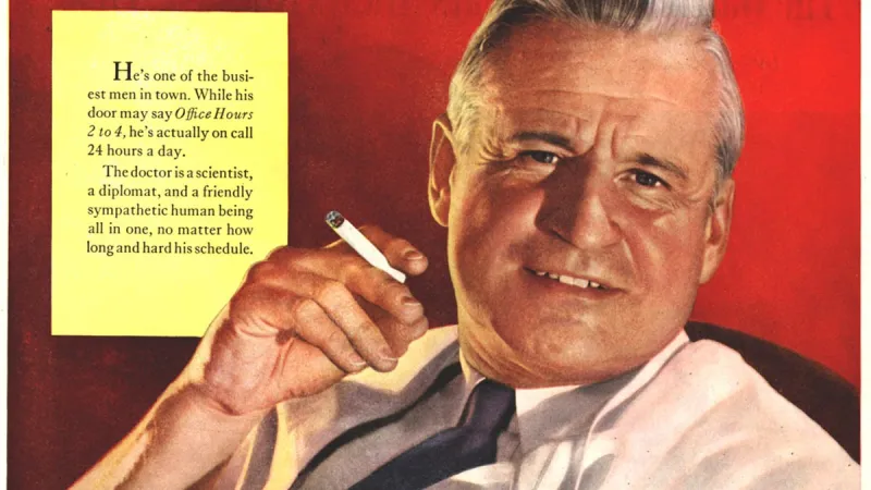 Reklamy na cigarety z padesátých let