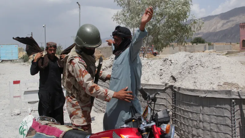 Kontroly po jednom z útoků v Balúčistánu