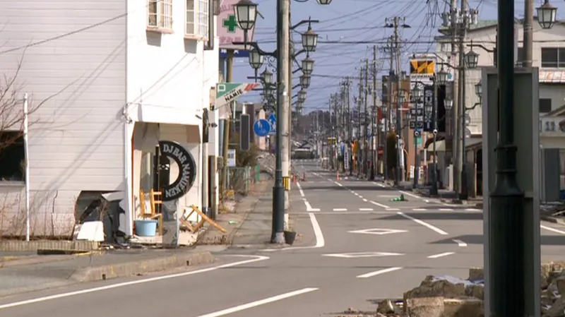 Z japonské Namie se stalo město duchů