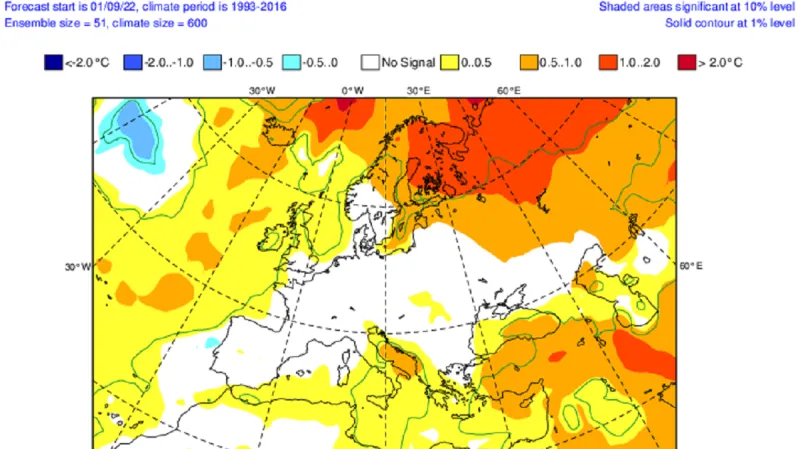 Evropská předpověď zimy