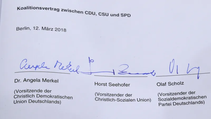 Nová koaliční smlouva