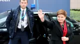 Polská premiérka Beata Szydlová na summitu EU