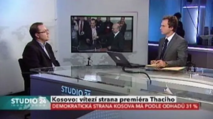 Studio ČT24 ke kosovským volbám