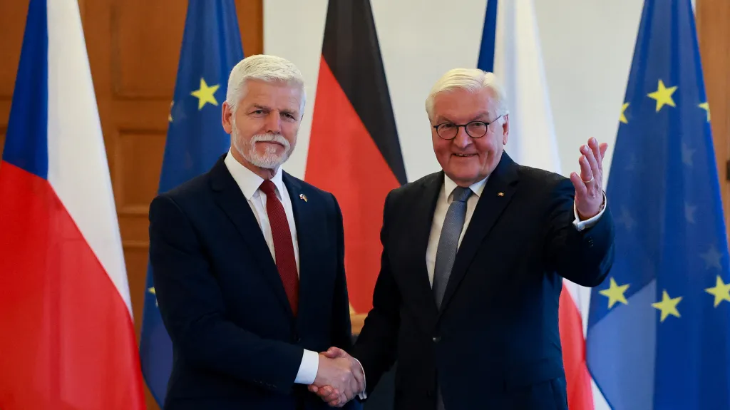 Prezident Petr Pavel a jeho německý protějšek Frank-Walter Steinmeier (snímek z července 2025)