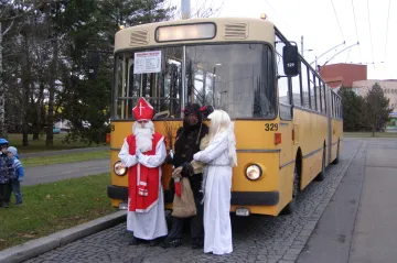 AVÍZO: Mikulášský trolejbus v Pardubicích