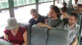 V indickém autobusu