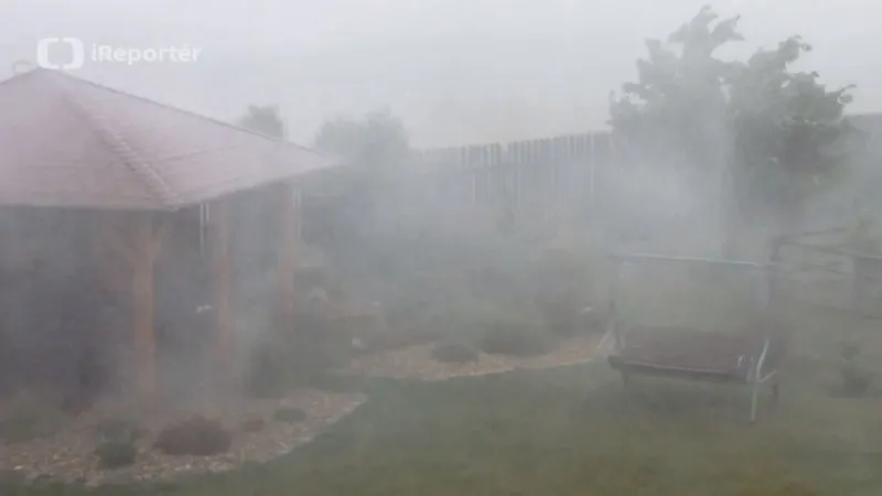 Druhou bouřku v Suchém na Blanensku doprovázel silný liják a vítr