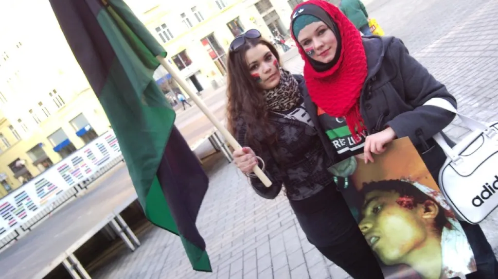 Lybijská komunita v Brně si připoměla oběti násilí Kaddáfího režimu