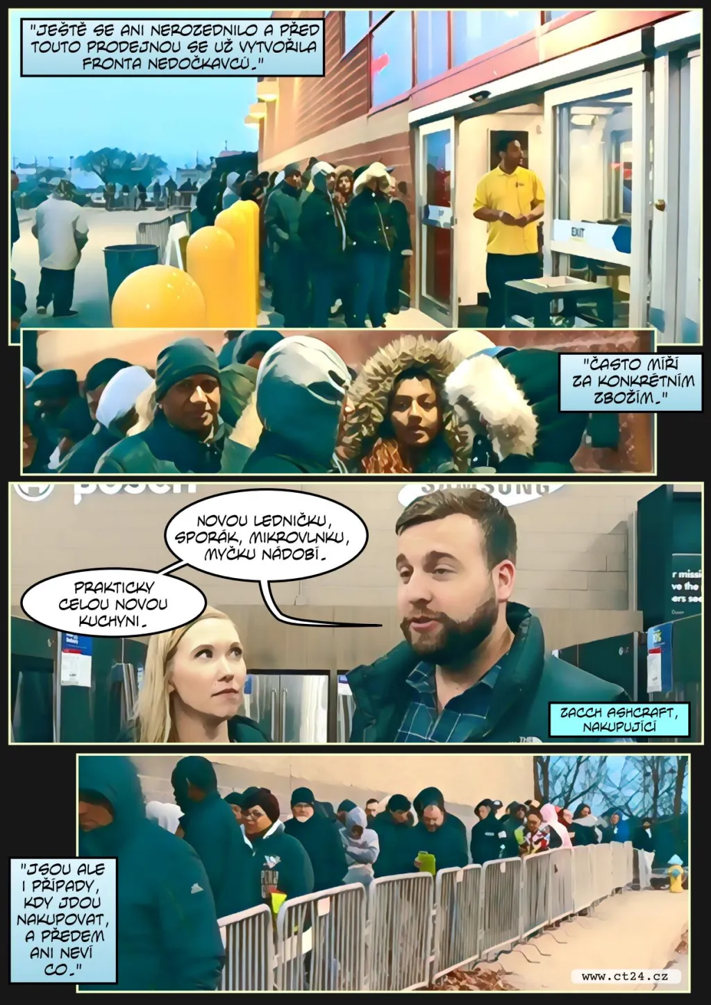 Den, kdy obchody praskají ve švech. USA pobláznil Black friday