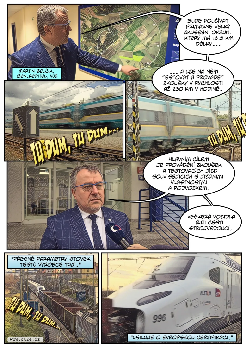 Na českém okruhu se bude testovat nejnovější TGV