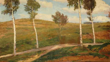 Antonín Slavíček / Silnice, Krajina z Kameniček, 1903–4