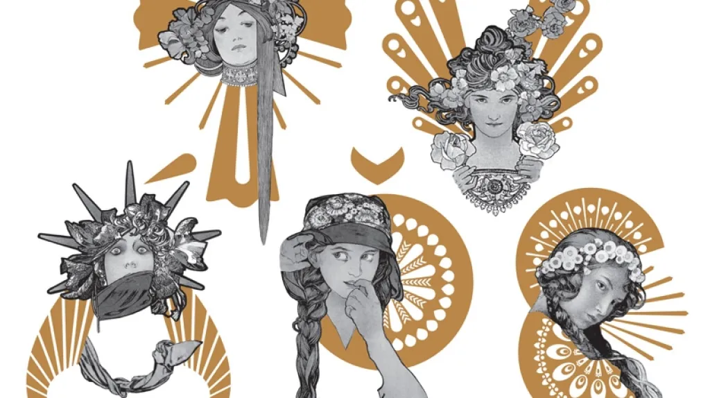 Alfons Mucha / Tváře