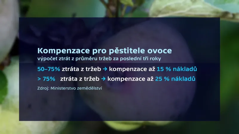 Kompenzace pro pěstitele ovoce