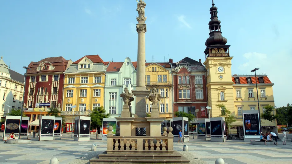 Ostrava - Masarykovo náměstí, Morový sloup