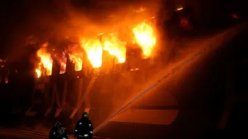 Požár civilní lodi v Oděské oblasti, 12. prosince 2025