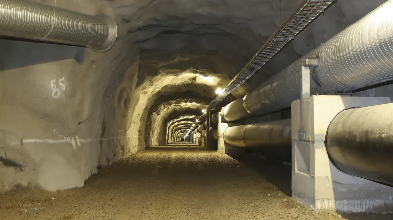 Tunel propojujíci ostrov Suomenlinna s pevninou