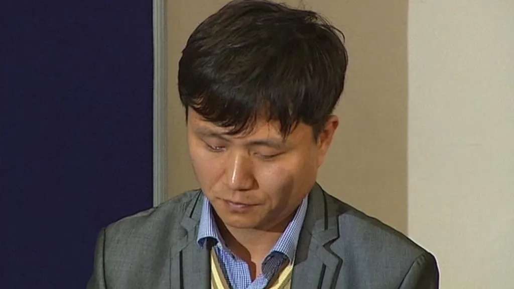 Uprchlý severokorejský vězeň Song Džu Kim