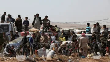 Uprchlíci z Kobani