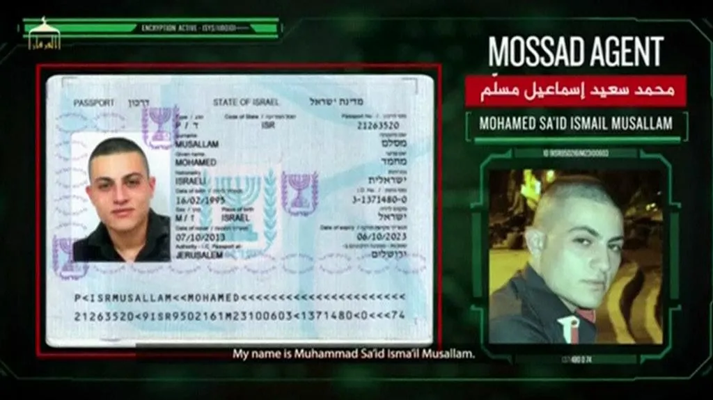 Islamisté vykreslili mladého muže jako agenta Mossadu