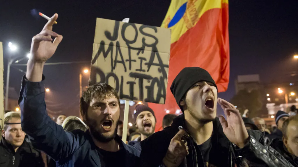 Demonstrace v Bukurešti