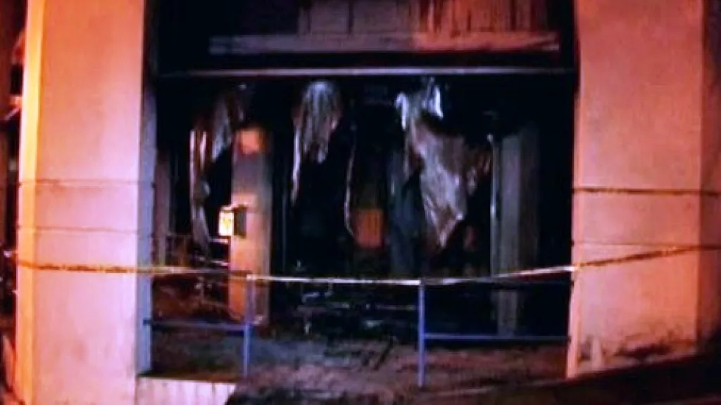 Vyhořelý kostel v Kuala Lumpuru