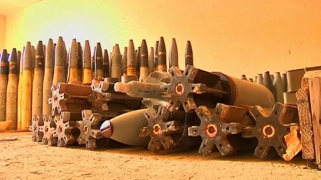 Opuštěné libyjské zbraně