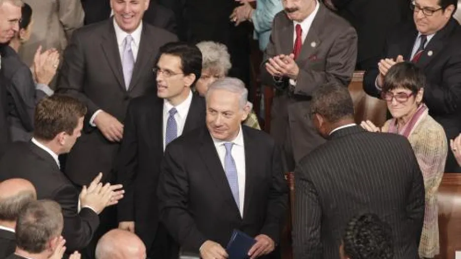 Benjamin Netanjahu v americkém Kongresu