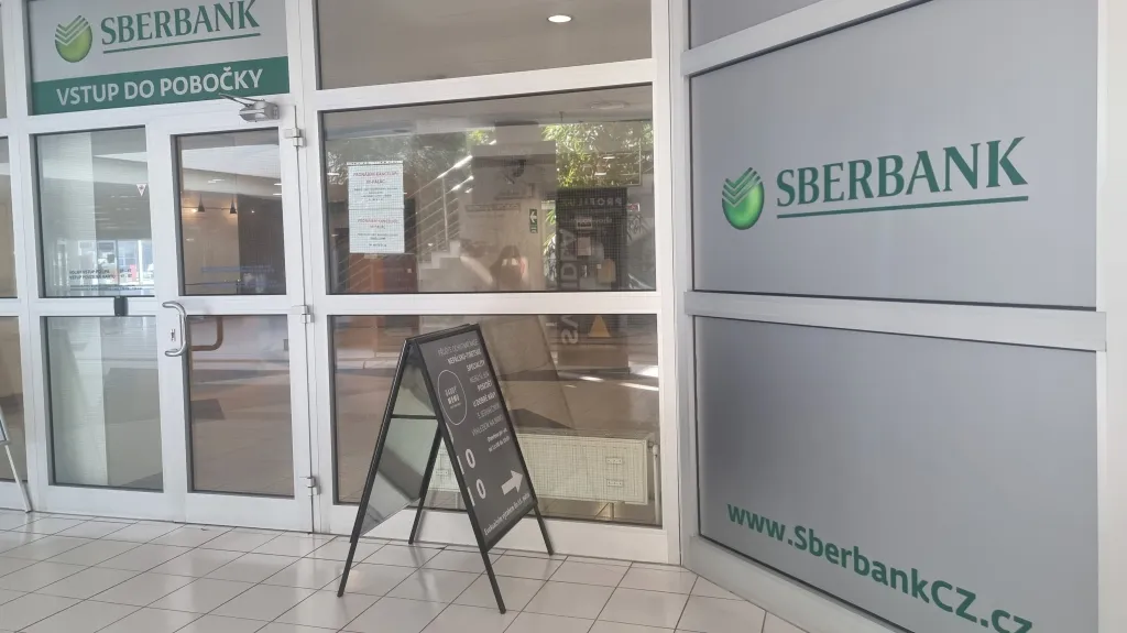 Zrušená pobočka Sberbank v Brně