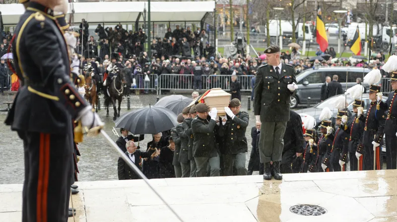Pohřeb belgické královny Fabioly