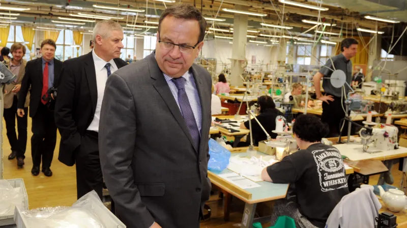 Ministr průmyslu a obchodu Jan Mládek (ČSSD)