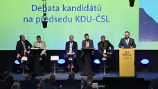 Debata kandidátů na předsedu KDU-ČSL