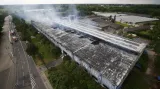 Požár ubytovny v Düsseldorfu