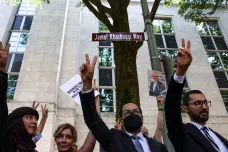 Ulice před ambasádou Saúdské Arábie v USA nese nově jméno zavražděného Chášakdžího