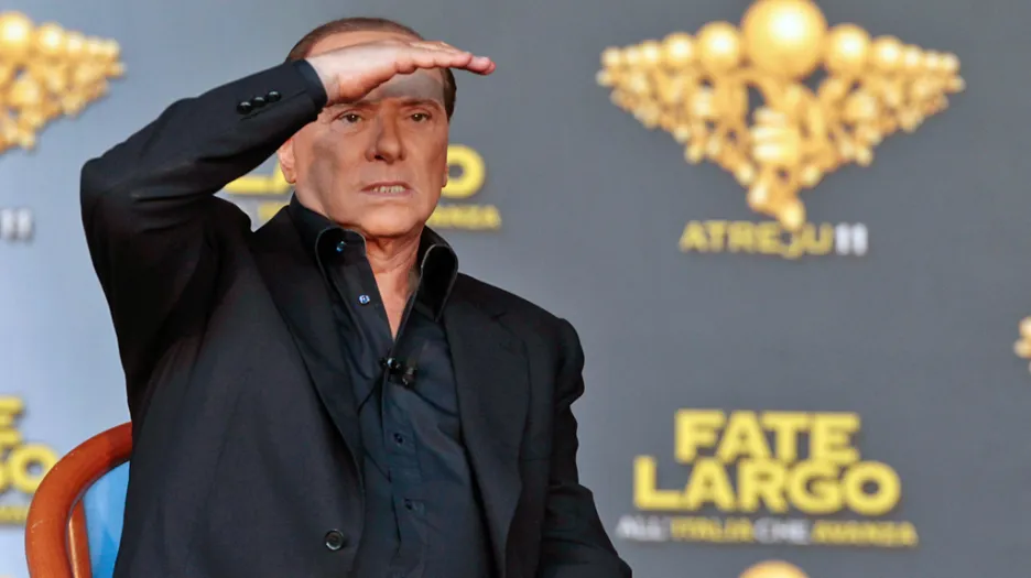 Berlusconi na sjezdu mladých členů své strany Lid svobody