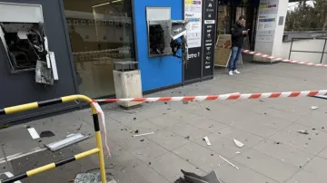 Vykradené bankomaty v Praze 4