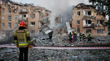 Následky ruského úderu na Kyjev, 28. 8. 2025