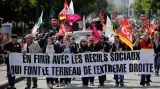 Demonstranti v Nantes