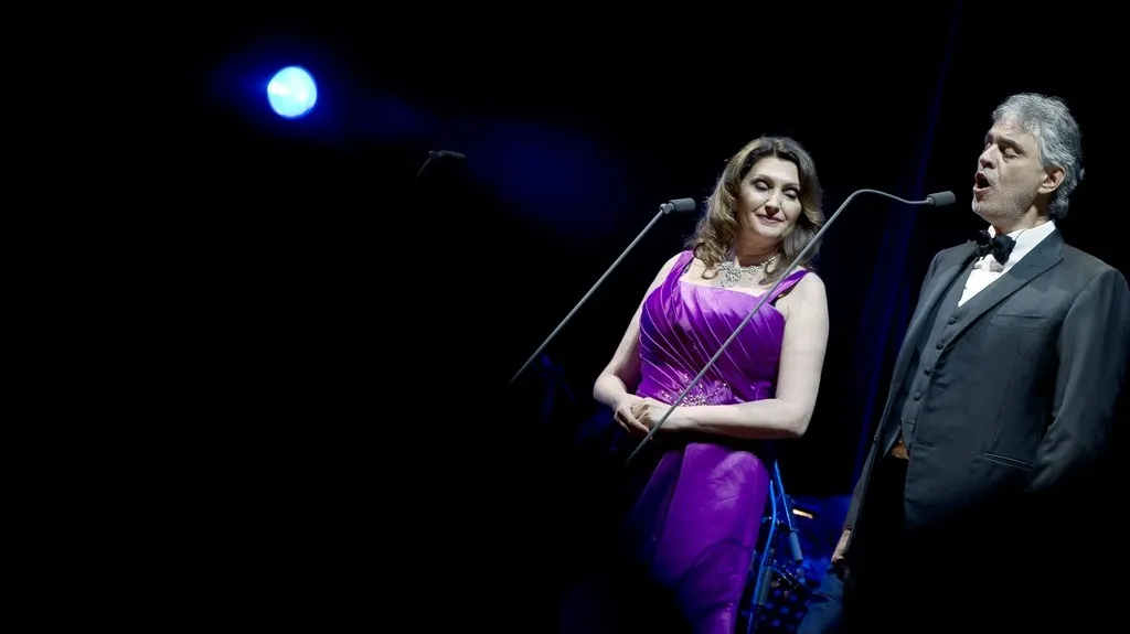 Andrea Bocelli a Paola Sanguinettiová