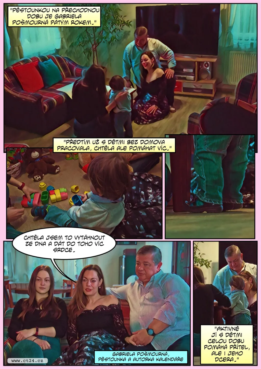 Kampaň na podporu pěstounství. Vznikl nový kalendář na podporu dětí v nouzi