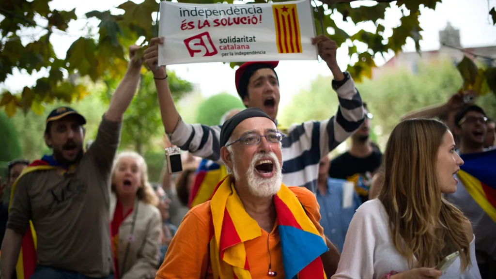 Demonstrace za nezávislost Katalánska