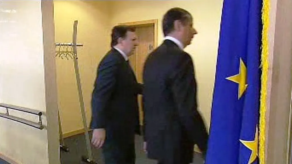 José Barroso a Jan Fischer