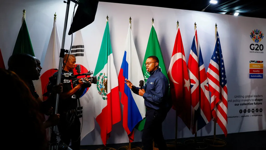 Zahajování summitu G20 v Jihoafrické republice, snímek z listopadu 2025