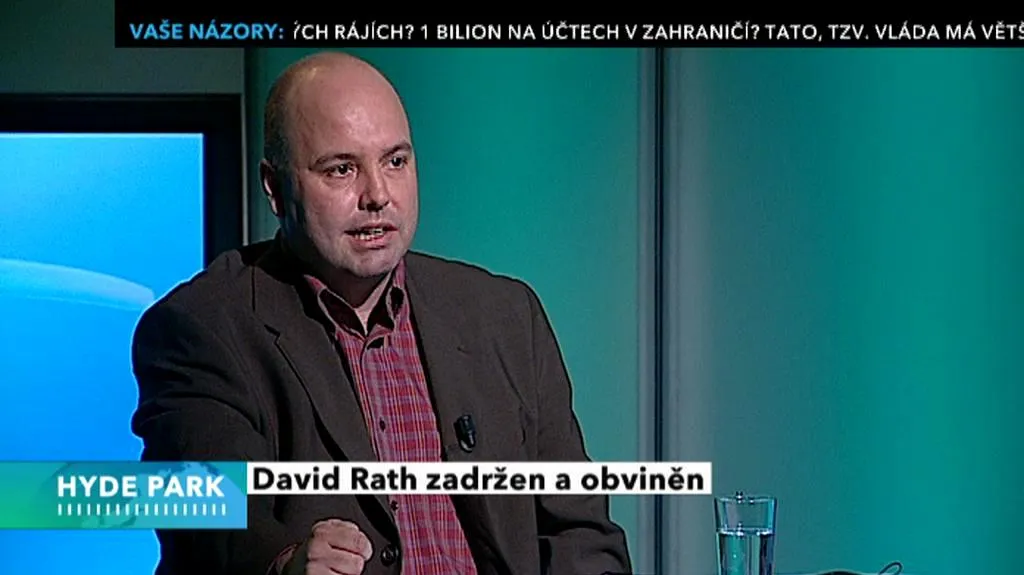 Lukáš Jelínek v Hyde Parku ČT24