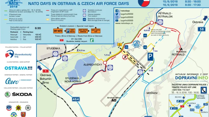 Orientační plán pro akci Dny NATO v Ostravě & Dnech Vzdušných sil Armády České republiky