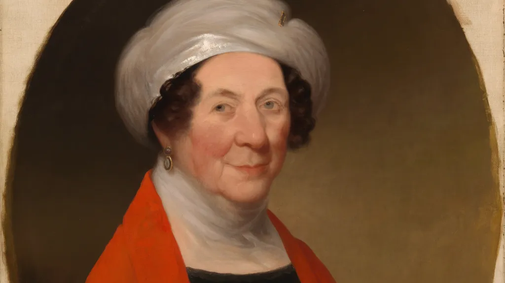 K patentu Mary blahopřála i paní prezidentová Dolley Madisonová