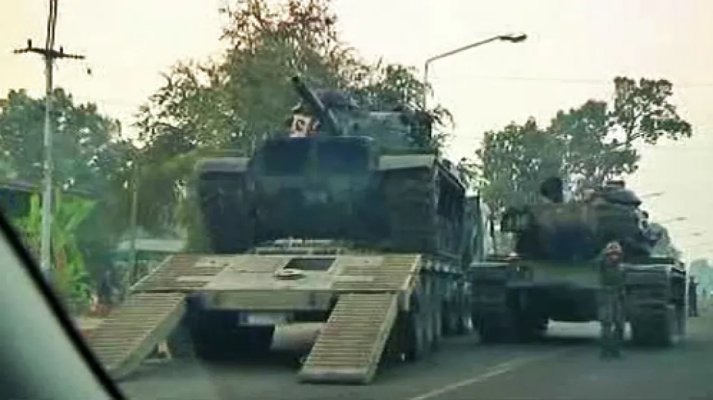 Thajsko poslalo ke kambodžské hranici tanky