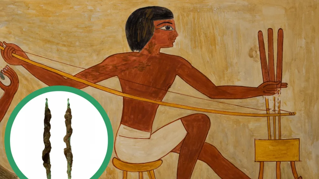 Zobrazení použití vrtáku a jeho reálný vzhled